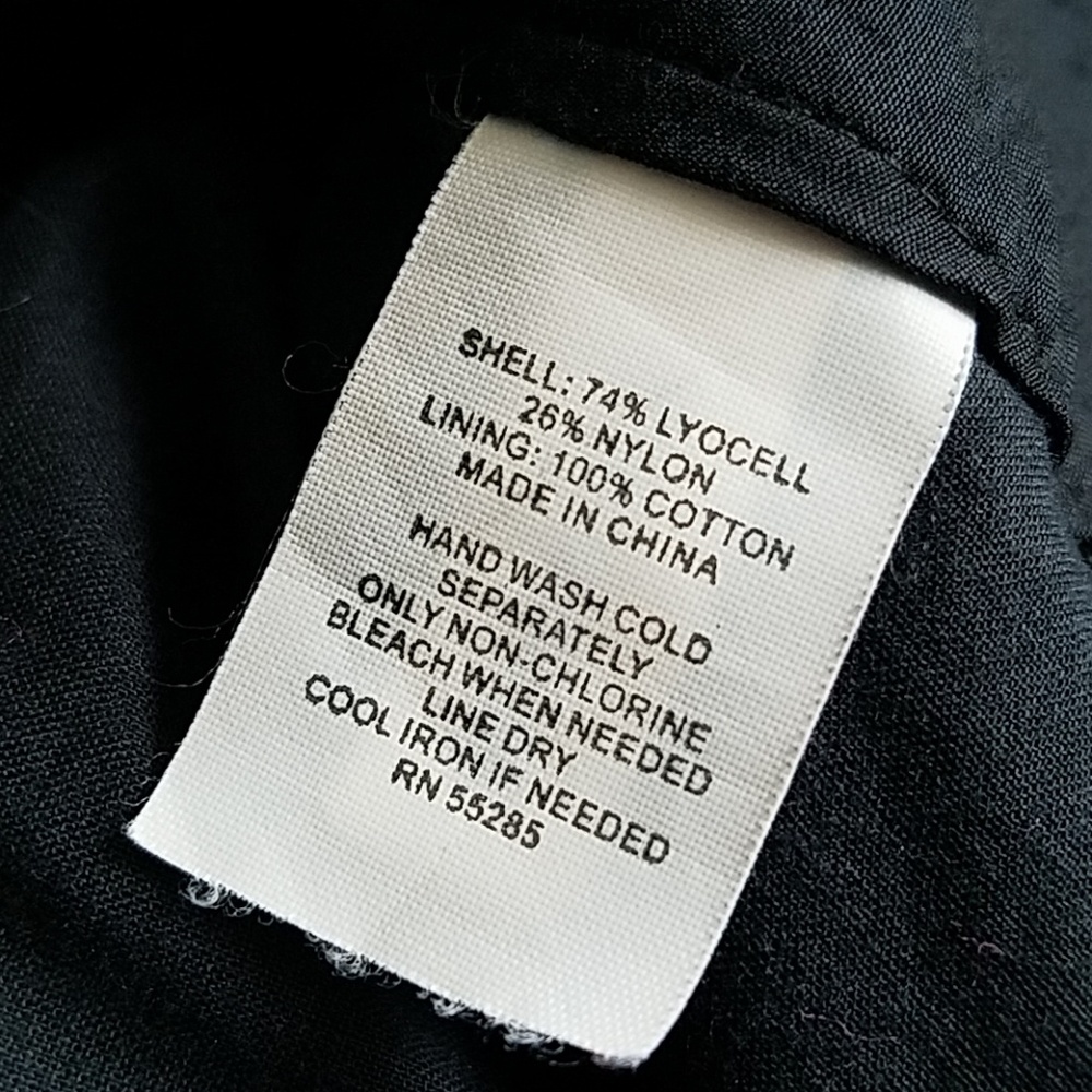 Express Black Lined Skirt Size 4 - Picture 6 of 6